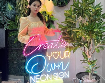 Neon Sign | Custom Neon Sign | Handmade Neon Sign | Neon Sign For Wedding decor | Neon Lightup | Personalized neon sign | Neon Bar Sign