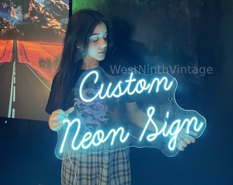 Custom Neon Sign | Neon Sign | LED Light Neon Sign | Personalized Neon Sign | Wedding Neon Sign | Neon Sign Bar