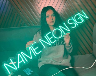 Insegna al neon personalizzata / INSEGNE AL NEON personalizzate per l'arredamento estetico della stanza / Insegna al neon / Arredamento per la casa / Decorazione murale / Insegna luminosa al neon a LED / Arredamento per la casa