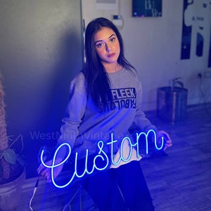Custom Neon Sign | LED Neon Light Sign | Personalized Gifts | Aesthetic Home & Room Decor | Custom Neon Signs