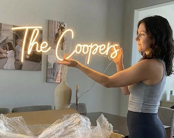 Custom Neon Sign, LED Neon Sign, Neon Light, Neon Signs, Neon sign bedroom, Wedding neon sign, Personalized Gift, Home Decor, Wall Decor