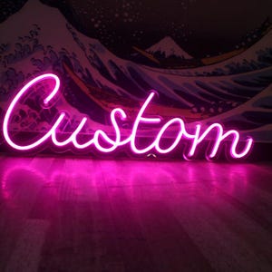 Aangepaste neonreclame, neonreclames, led-licht neonreclame, neonbord bruiloft naam, decor kamer, woondecoratie, bord gepersonaliseerde geschenken, wanddecoratie