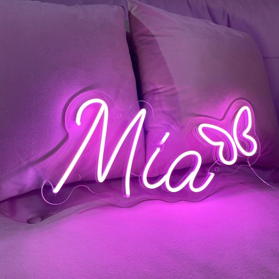 Custom Name Neon Sign For Kids, Neon Sign Bedroom Neon Sign Custom Neon Sign Bedroom Bedroom Decor Kids Room Decor Home Decor Gift For Kids