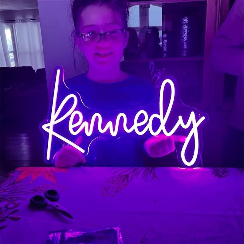Letrero de Neón Personalizado | neón | Letrero de neón elegante para su Dormitorio, Negocio u Hogar | Luz de Neón del LED imagen 7