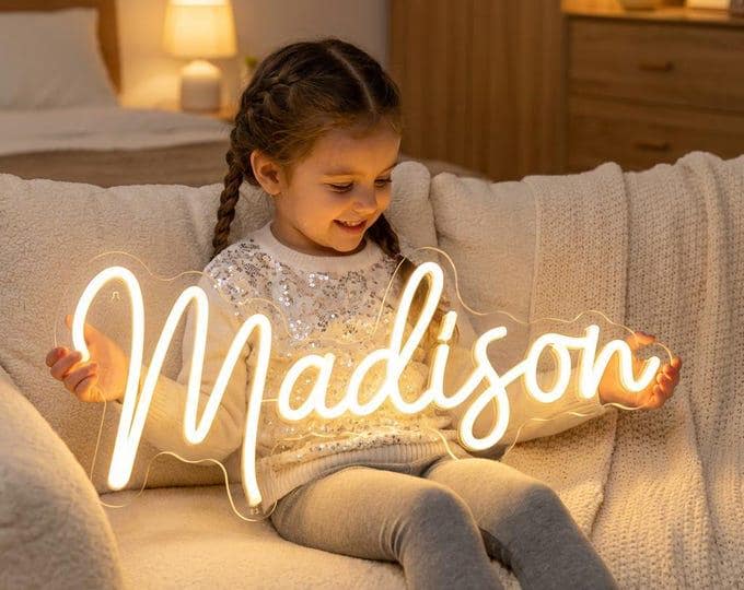 Custom Name Neon Sign For Kids-Neon Sign-Aesthetic Neon Sign-Room decor-Neon Sign Light-Name Neon Sign-Led Neon Lights-Neon Sign Bedroom