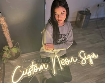 Custom Neon Sign for Home Decor and Personalized Gifts | Custom LED Light Sign | Neon Sign Art | Neon Sign Custom