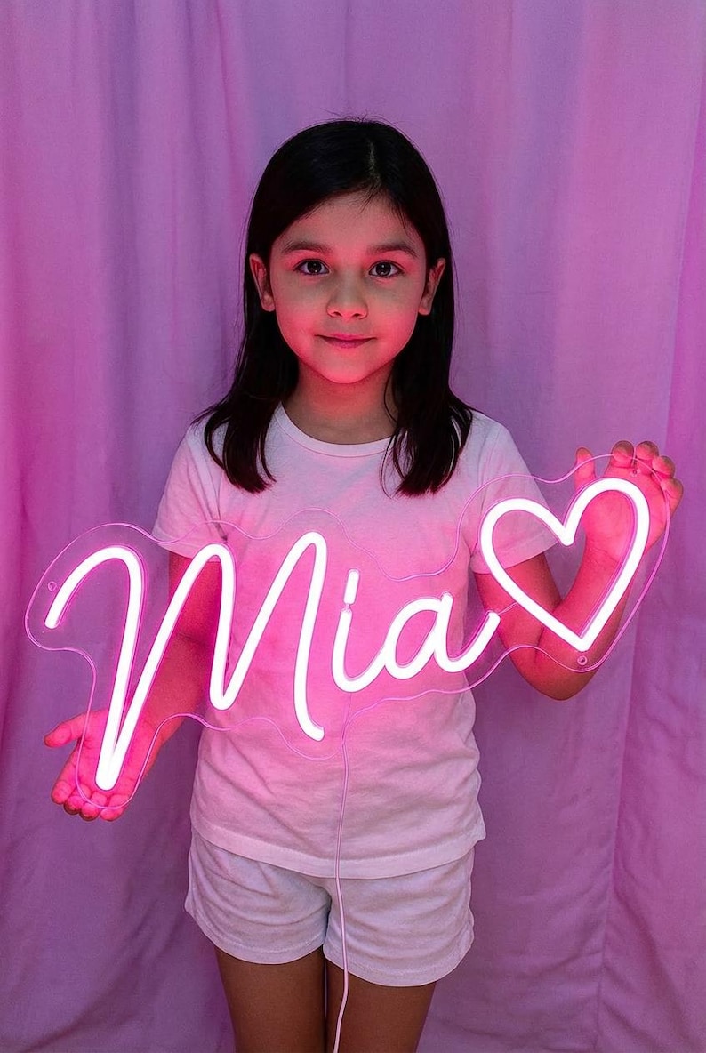 Custom Neon sign Wedding, Personalized Neon Name Sign Wedding Decor, Neon Sign Custom, Wedding Neon Sign Personalized Gifts, Neon Wall Decor image 16