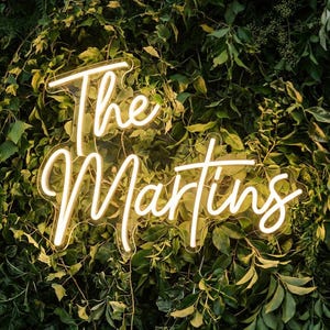Custom Neon Sign, Neon Signs, Wedding Neon sign, LED Neon Light Sign, Personalized Neon Sign, Home Decor, Wall Decor, Gift for him/her