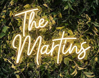 Custom Neon Sign, Neon Signs, Wedding Neon sign, LED Neon Light Sign, Personalized Neon Sign, Home Decor, Wall Decor, Gift for him/her