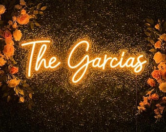 Custom Neon Sign,Last Name Neon Sign,LED Neon Sign,Neon Sign Light,Neon Bedroom Sign,Neon Sign Bar,Wedding sign,Birthday Gift,Gift for her