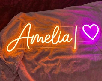 Custom Kids Neon Sign | Neon Signs | Personalized Gifts | Bedroom Signs | Name Neon Sign | LED Neon Light Sign | Home Decor | Wall Decor
