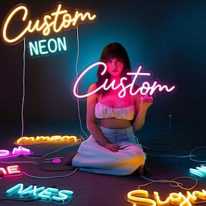 Custom LED Neon Sign: Personalized Wedding & Home Decor