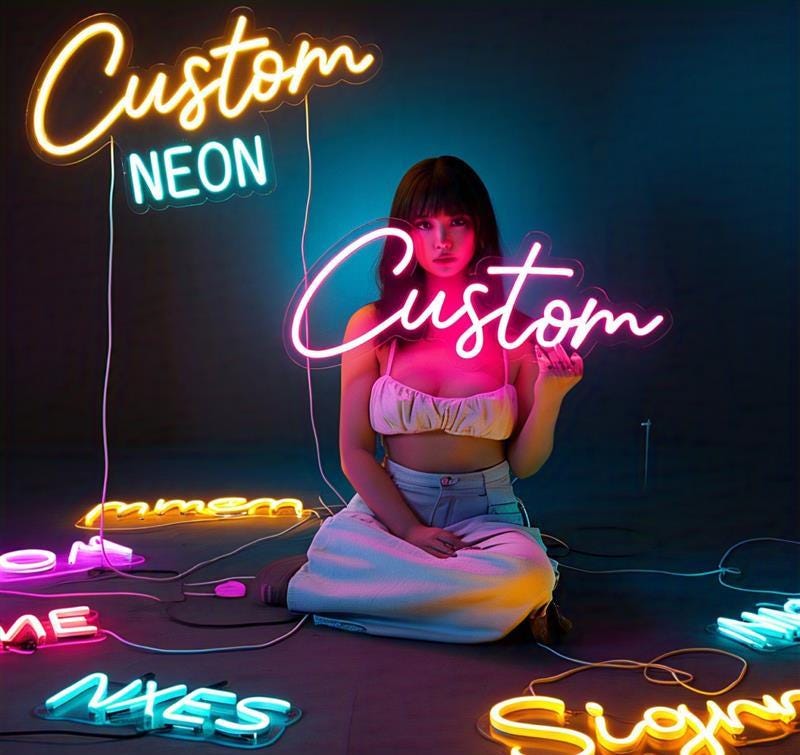 Custom Neon Sign | Neon Sign | LED Light Neon Sign | Personalized Neon Sign | Wedding Neon Sign | Wall Decor | Home Decor | Room Decor
