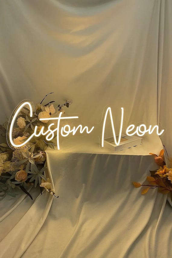 Custom Neon Sign | Neon Lights｜Personalized Gifts | Nursery Name Sign | Personalized Neon | LED Light Neon Sign｜Wall Decor | Custom Sign