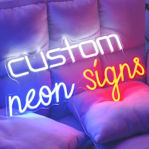 Custom Neon Sign | Neon Signs | LED Light Neon Sign | Personalized Neon| Neon Name Sign | Wall Decor | Home Decor | Room Decor