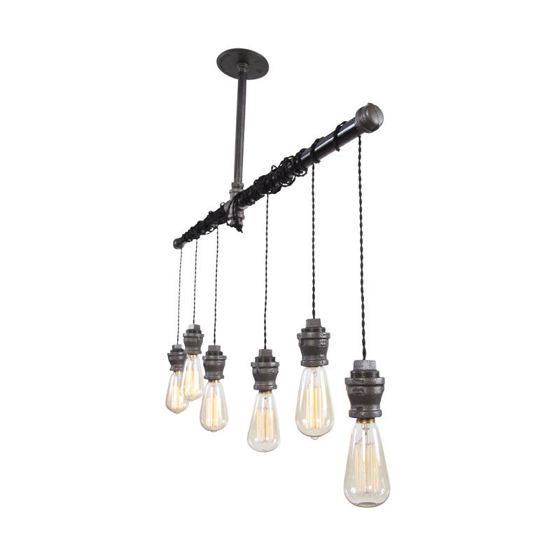 Chandelier Swag Chandelier Modern Chandelier Industrial Etsy