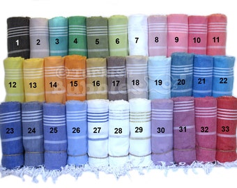 S A L E, Basic Turkish Towel, Turkish Beach Towel, Peshtemal, Turkish Bath Towel, Fouta, Bridesmaid Gift, Cotton Turkish Towel Gift For Her