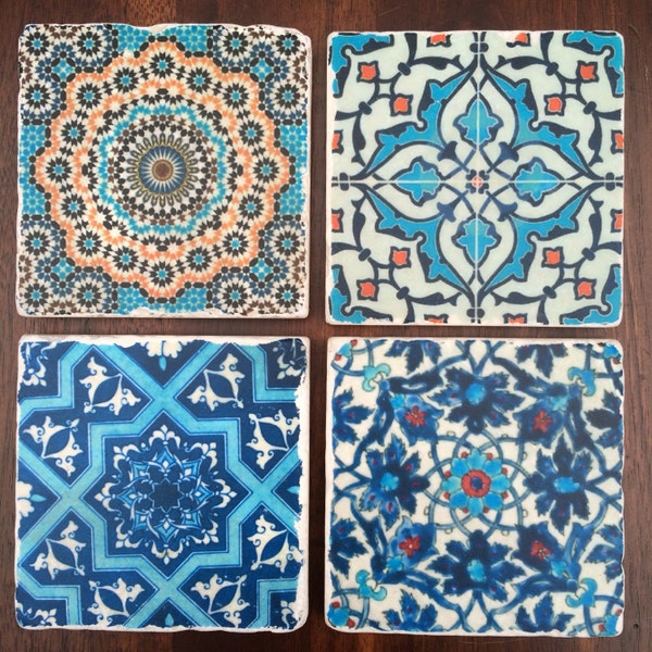 Moroccan Tile Coasters