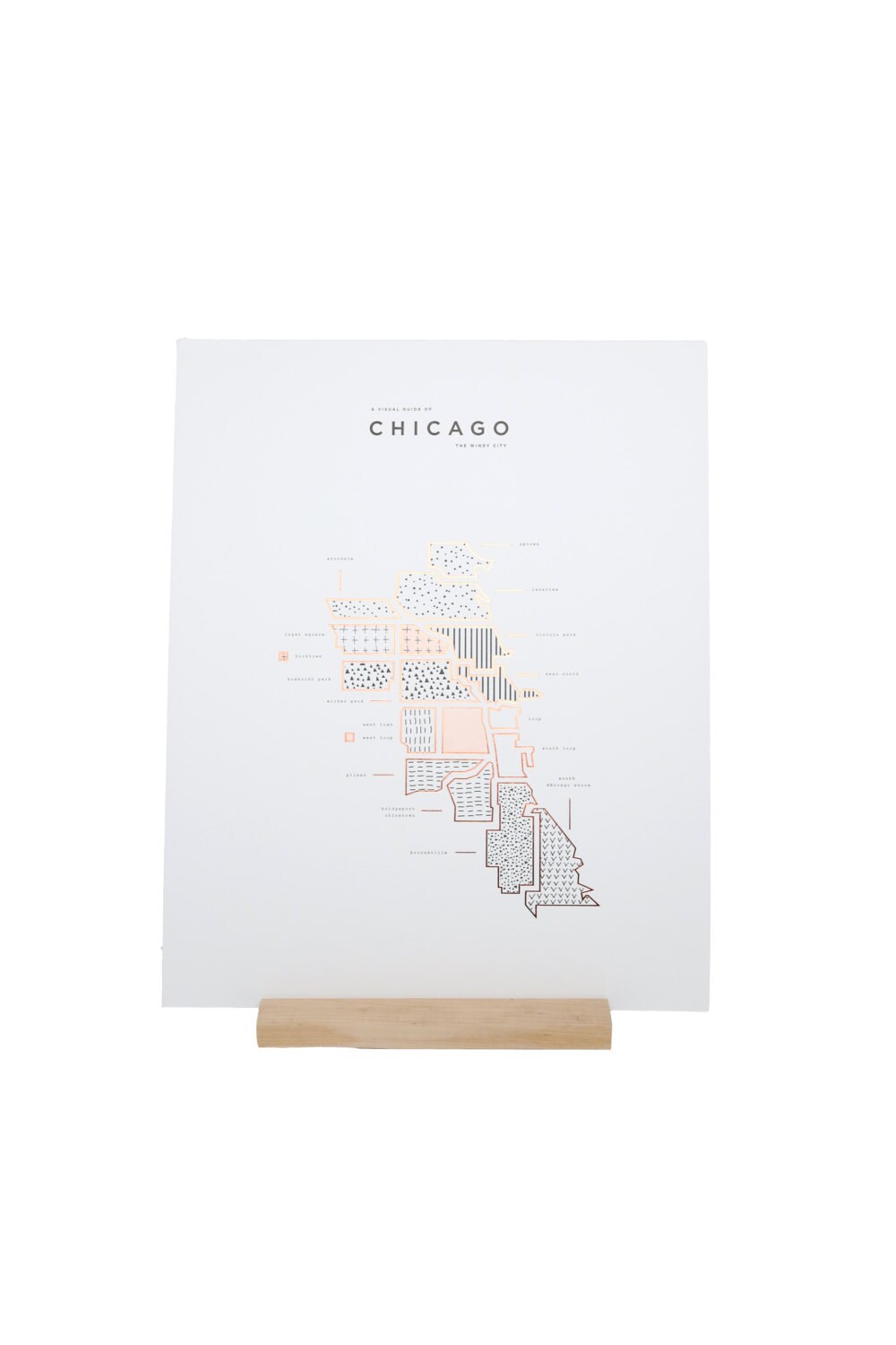 Chicago Map Print - Etsy