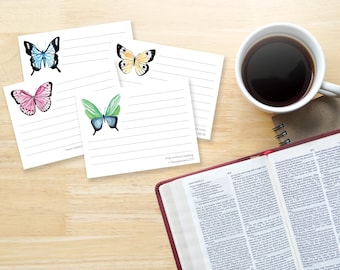 Peticiones de oración, tarjetas para usar en la sala de oración, 4 diseños, 5x3.75 (PDF imprimible)