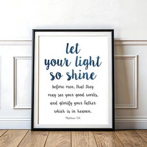 Bible Quote Christian Artwork, 4:5 ratio 24x30 in printable PDF, digital download of Bible verse poster