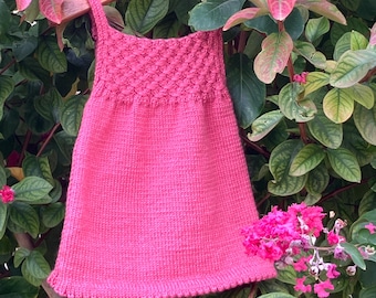 Vintage Rose Smock Dress (pdf-Schnittmuster) in eng und türkis
