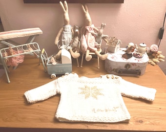 Baby Pulli ein Stern ist geboren PDF-Schnittmuster in englisch