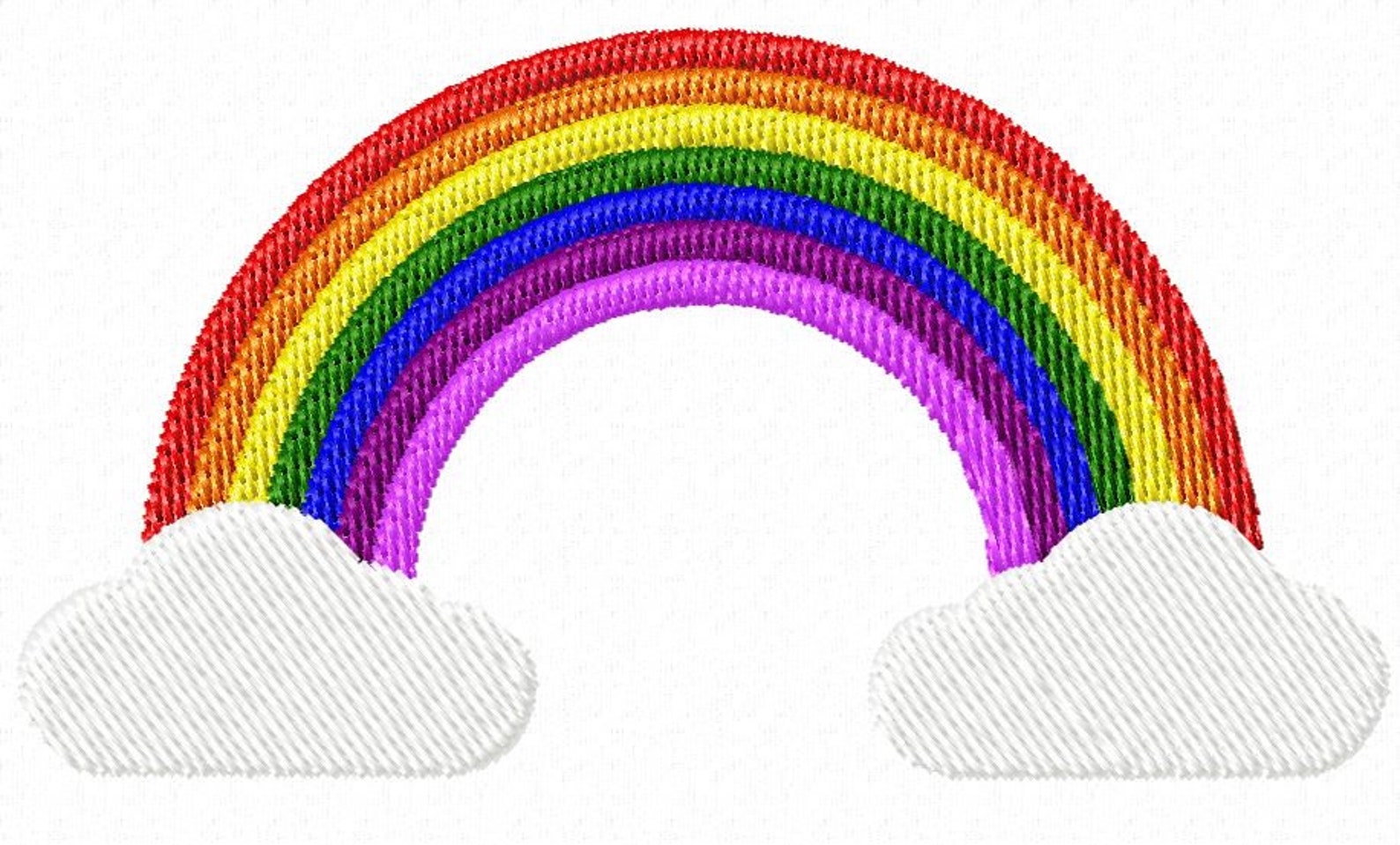 Embroidery Design Download Rainbow Machine Embroidery Etsy