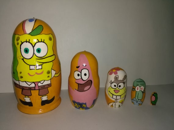 spongebob nesting dolls