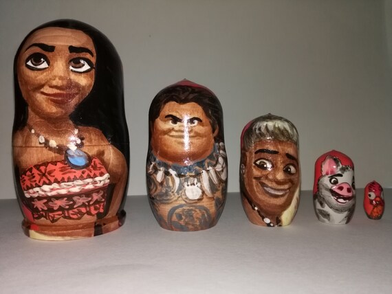 moana nesting dolls
