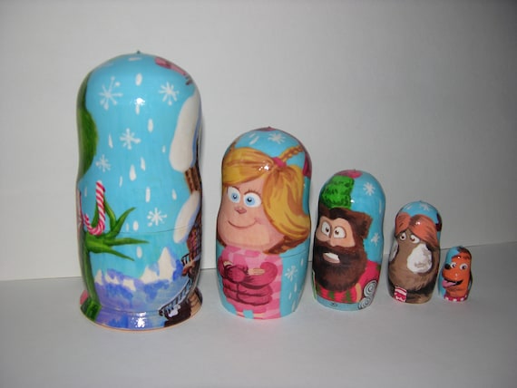 grinch nesting dolls