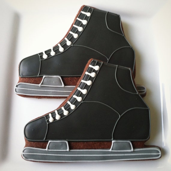 Items similar to Hockey Skate Cookies / Ice Skate Cookies on Etsy
