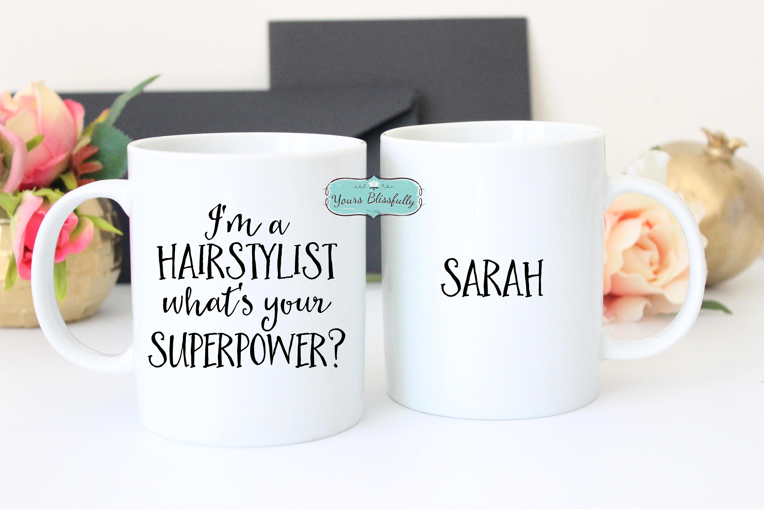 Hairdresser Mug Personalised Hairdresser Mug Hairstylist Etsy UK