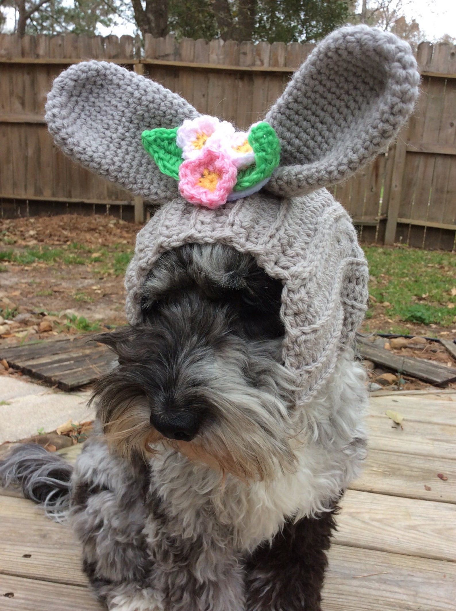 Bunny hat for dogs Quiet ears for dogs Dog snood Etsy