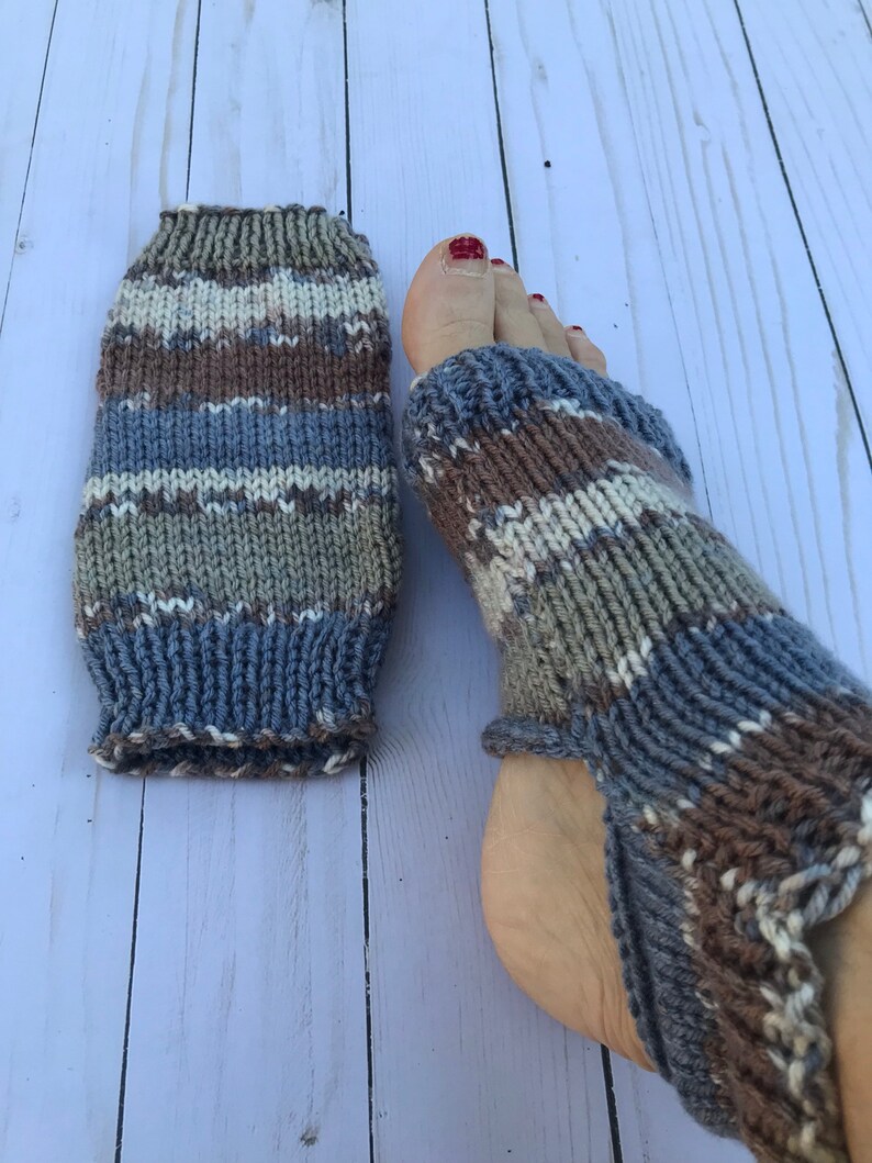 Yoga Socks Flip Flop Socks Work out Socks Barre socks, Toe Less Socks Dance Socks