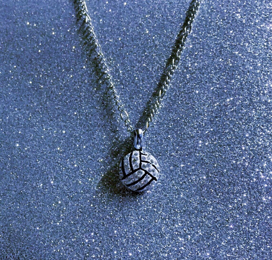 Volleyball Necklace Etsy