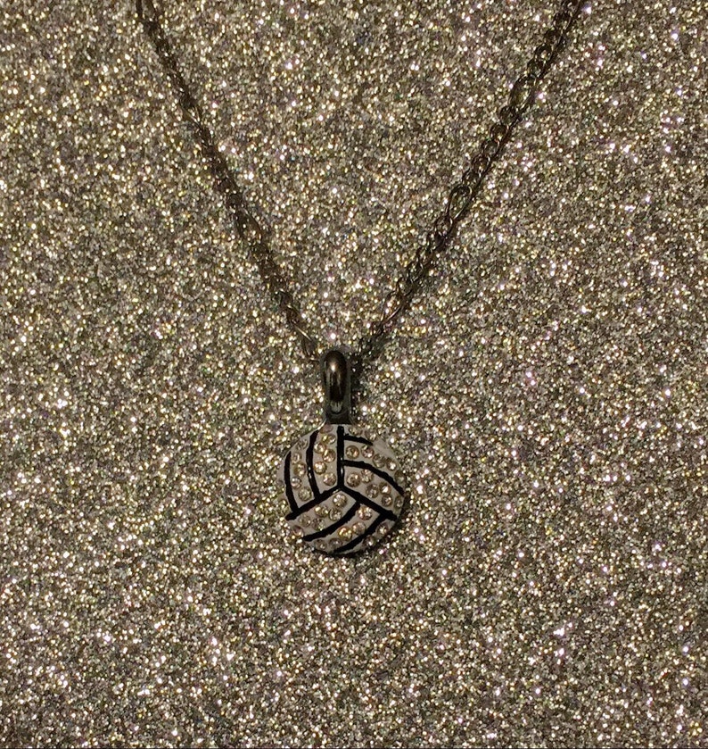 Volleyball Necklace Etsy