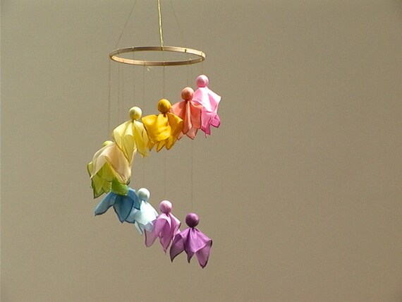 Kit to Make Silk Dancing Fairies Mobile 