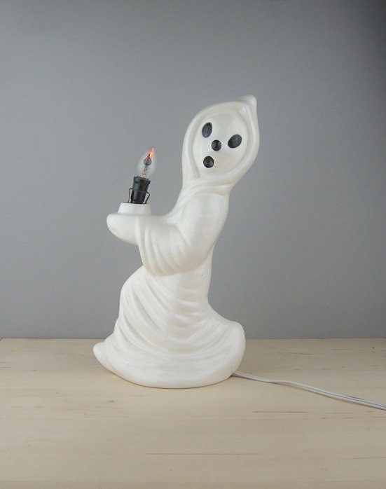 Ceramic Ghost Light - Etsy