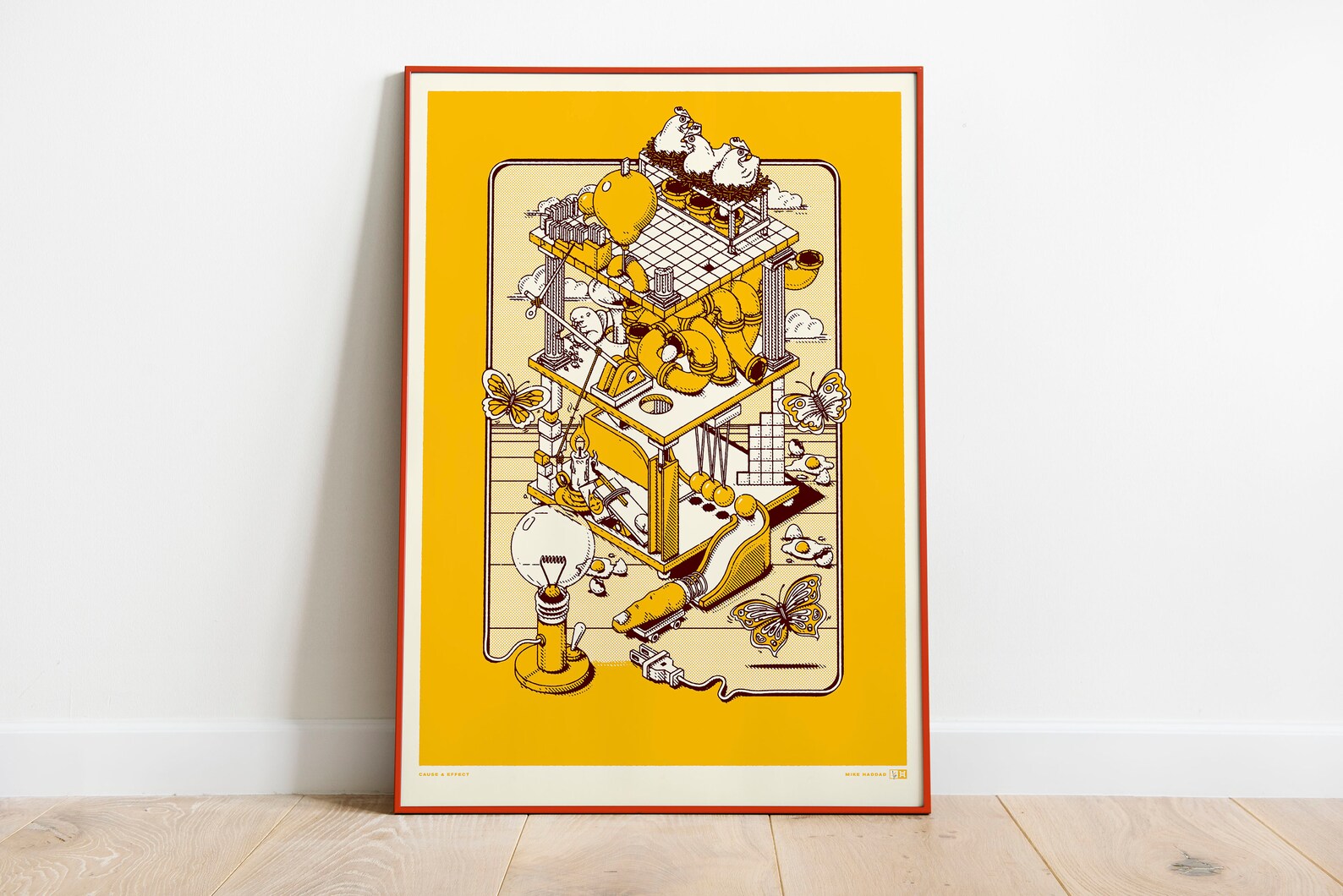 Cause & Effect : Silkscreen Poster - Etsy