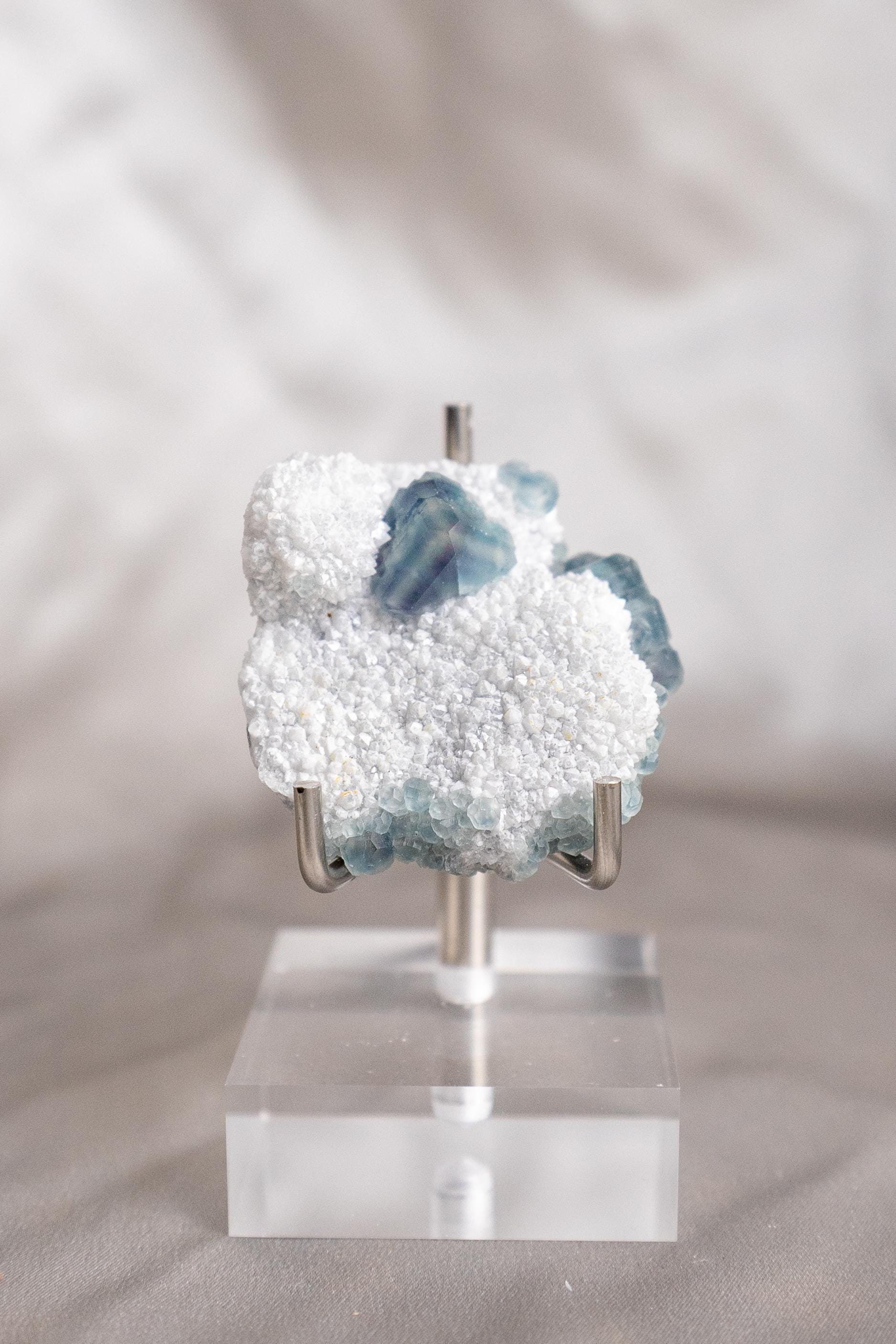 【福建省産】シュガーフローライト 福建省産の砂糖をまぶしたような蛍石（スパークリングシュガー