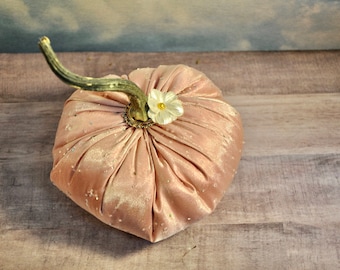Velvet Pumpkins Handmade: Vintage Flower Embellishment Centerpiece Event or Wedding Decor