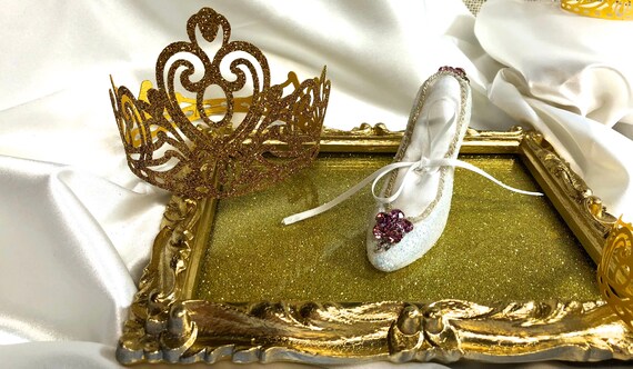 Wedding Cinderella Glass Slippers Fairytale Disney Cos Bridal 