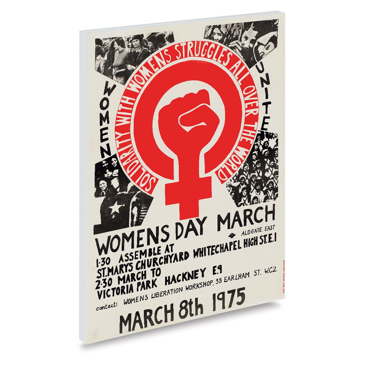 Reprint of a Political Election/rally Poster - Womens Day March 1975 - Etsy