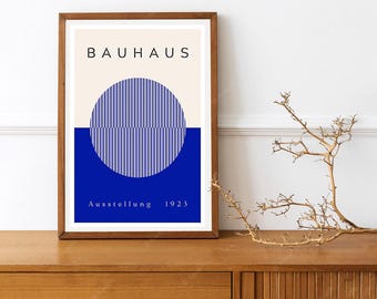 Reprint of an Abstract Art Deco Bauhaus Vintage German Poster