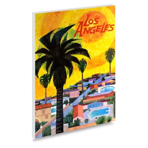 Reprint of a Vintage Travel Poster to Los Angeles - Etsy