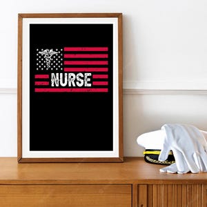 Reprint of a Female Nurse Recruiting Poster
