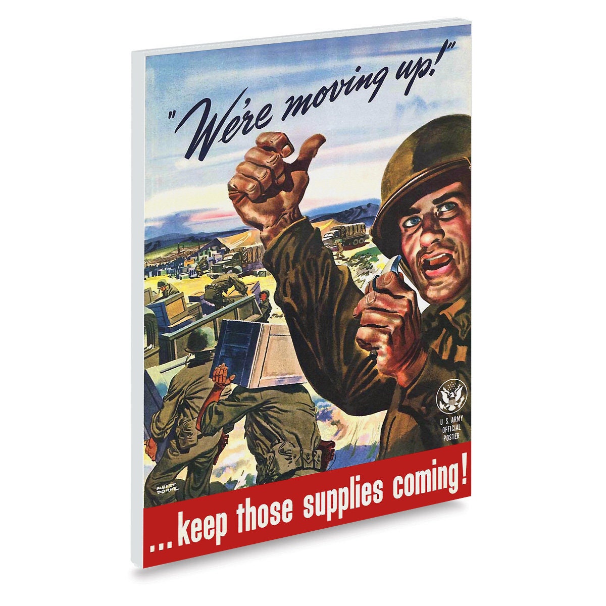 ★アメリカ軍＊ＷＷ２カリフォルニア州第７４０兵器メンテナンス中隊クレスト（実物） Reprint of a WWII US Army Recruitment Poster - Supply Corp - Etsy 日本