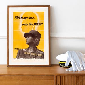 Reprint of a WW2 US Women's Army Corp - "What are you doing to help?"