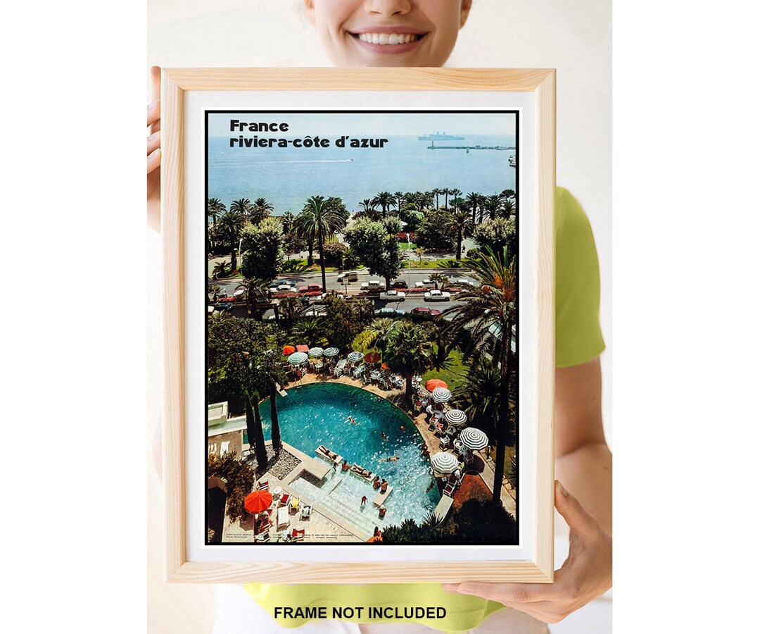 Poster turistico Cannes - Côte d'Azur cm. 50x70 | Maisons du Monde